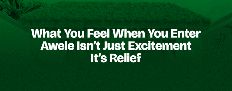 Read more about the article What You Feel When You Enter Awele Isn’t Just Excitement — It’s Relief