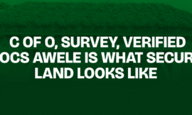 C of O, Survey, Verified Docs — Awele Is What Secure Land Looks Like